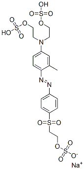 CAS#: 94157-82-1， 2,2'-[[3-Methyl-4-[[4-[[2-(Sulphooxy)Ethyl]Sulphonyl]Phenyl]Azo]Phenyl]Imino]Bisethyl Bis(Hydrogen Sulphate), Sodium Salt