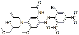 CAS#: 94157-90-1， N-[2-[(2-Bromo-4,6-Dinitrophenyl)Azo]-5-[(2-Hydroxy-3-Methoxypropyl)Allylamino]-4-Methoxyphenyl]Acetamide