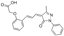 CAS#: 94158-17-5， [2-[3-(1,5-Dihydro-3-Methyl-5-Oxo-1-Phenyl-4H-Pyrazol-4-Ylidene)-1-Propenyl]Phenoxy]Acetic Acid
