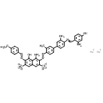CAS#: 94159-53-2， Disodium 4-amino-3-({4'-[(2-amino-4-hydroxyphenyl)diazenyl]-3,3'-dimethyl-4-biphenylyl}diazenyl)-5-hydroxy-6-[(4-methoxyphenyl)diazenyl]-2,7-naphthalenedisulfonate
