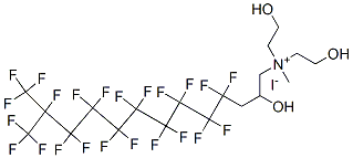 CAS#: 94159-77-0， [Bis(2-Hydroxyethyl)][2-Hydroxy-4,4,5,5,6,6,7,7,8,8,9,9,10,10,11,11,12,13,13,13-Icosafluoro-12-(Trifluoromethyl)Tridecan-1-Yl]Methylammonium Iodide