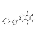 CAS#: 941716-88-7， Pentafluorophenyl 2-(4-morpholinyl)-1,3-thiazole-5-carboxylate
