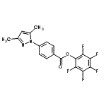 CAS#: 941717-00-6， Pentafluorophenyl 4-(3,5-dimethyl-1H-pyrazol-1-yl)benzoate