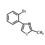 CAS#: 941717-01-7， 4-(2-Bromophenyl)-2-methyl-1,3-thiazole