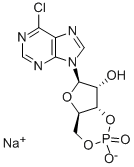CAS#: 94200-58-5， 6-Chloro-9-(3,5-O-Phosphinico-beta-D-Ribofuranosyl)-9H-Purine Monosodium Salt