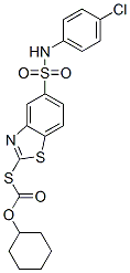 CAS#: 94213-18-0， Carbonothioicacid S-[5-[[(4-Chlorophenyl)Amino]Sulfonyl]-2-Benzothiazolyl] O-Cyclohexylester