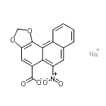 CAS#: 94213-68-0， sodium 6-nitronaphtho[2,1-g][1,3]benzodioxole-5-carboxylate