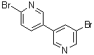 structure of CAS# 942206-15-7, 5,6'-Dibromo-3,3'-bipyridine;5,6'-DIBROMO-[3,3']-BIPYRIDINE