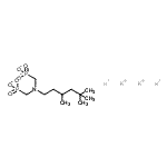 CAS#: 94230-71-4， tetrapotassium 3,5,5-trimethyl-N,N-bis(phosphonatomethyl)hexan-1-amine
