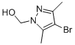 structure of CAS# 94230-83-8, 4-Bromo-3,5-Dimethyl-1H-Pyrazole-1-Methanol;(4-Bromo-3,5-Dimethyl-Pyrazol-1-Yl)Methanol;(4-Bromo-3,5-Dimethyl-1-Pyrazolyl)Methanol;Nsc87543