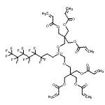 CAS#: 94237-12-4， [3-prop-2-enoyloxy-2-[[[3-prop-2-enoyloxy-2,2-bis(prop-2-enoyloxymethyl)propoxy]methyl-(3,3,4,4,5,5,6,6,7,7,8,8,8-tridecafluorooctyl)silyl]oxymethyl]-2-(prop-2-enoyloxymethyl)propyl] prop-2-enoate