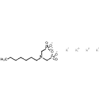 CAS#: 94277-95-9， tetrapotassium N,N-bis(phosphonatomethyl)heptan-1-amine