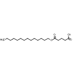 CAS#: 94278-11-2， 5-oxo-5-tetradecoxy-pentanoic acid