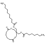 CAS#: 94278-17-8， [3-(octanoyloxymethyl)-6,11-dioxo-1,5-dioxacycloundec-3-yl]methyl decanoate