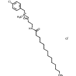 CAS#: 94279-03-5， (4-chlorophenyl)methyl-dimethyl-[3-(tetradecanoylamino)propyl]ammonium chloride