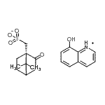 CAS#: 94293-54-6， 8-Hydroxyquinolinium (1S)-2-Oxobornane-10-Sulphonate