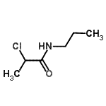 structure of CAS# 94318-71-5, 2-Chloro-N-propylpropanamide;MFCD09802012