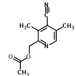 CAS#: 943315-15-9， (4-Cyano-3,5-dimethyl-2-pyridinyl)methyl acetate