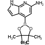 CAS#: 943323-56-6， 4-(4,4,5,5-Tetramethyl-1,3,2-dioxaborolan-2-yl)-1H-pyrrolo[2,3-b]pyridin-6-amine