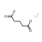 CAS#: 94333-47-8， Pentanedioate, lithium salt (1:1)