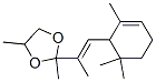 CAS#: 94349-44-7， 2,4-Dimethyl-2-[1-Methyl-2-(2,6,6-Trimethyl-2-Cyclohexen-1-Yl)Vinyl]-1,3-Dioxolane