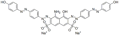 CAS#: 94386-24-0， Disodium 4-Amino-5-Hydroxy-3,6-Bis[[4-[(4-Hydroxyphenyl)Azo]Phenyl]Azo]Naphthalene-2,7-Disulphonate
