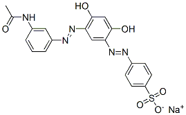 CAS#: 94386-26-2， Sodium 4-[[5-[(3-Acetamidophenyl)Azo]-2,4-Dihydroxyphenyl]Azo]Benzenesulphonate