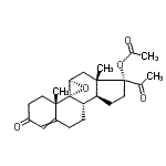 CAS#: 94425-51-1， 9,11alpha-Epoxy-17-Hydroxypregn-4-Ene-3,20-Dione 17-Acetate