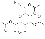 CAS#: 94427-00-6， 2-(Acetoxymethyl)-6-azidotetrahydro-2H-pyran-3,4,5-triyl triacetate