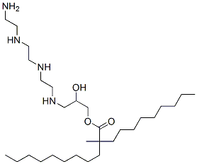 CAS#: 94442-08-7， 3-[[2-[[2-[(2-Aminoethyl)Amino]Ethyl]Amino]Ethyl]Amino]-2-Hydroxypropyl 2-Methyl-2-Nonylundecanoate