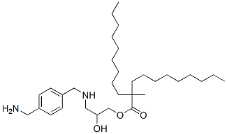 CAS#: 94442-09-8， 3-[[[4-(Aminomethyl)Phenyl]Methyl]Amino]-2-Hydroxypropyl 2-Methyl-2-Nonylundecanoate