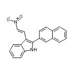 CAS#: 94464-02-5， 2-(2-Naphthyl)-3-[(E)-2-nitrovinyl]-1H-indole