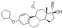 CAS#: 94514-09-7， 11alpha-Methoxyquinestrol