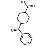 structure of CAS# 945362-35-6, cis-4-Benzoylcyclohexane-1-Carboxylic Acid;4-(phenylcarbonyl)cyclohexanecarboxylic acid