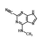 CAS#: 945565-57-1， 6-methylamino-9H-purine-2-carbonitrile