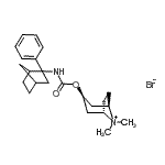 CAS#: 94598-43-3， [(1R,5S)-8,8-dimethyl-8-azoniabicyclo[3.2.1]octan-3-yl] N-(2-phenylnorbornan-2-yl)carbamate bromide