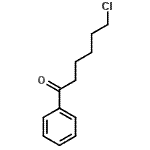 structure of CAS# 946-01-0, 6-Chloro-1-phenyl-1-hexanone;6-Chloro-1-oxo-1-phenylhexane;6-chloro-1-phenylhexan-1-one;MFCD00672047