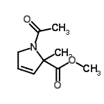 CAS#: 946057-39-2， Methyl 1-acetyl-2-methyl-2,5-dihydro-1H-pyrrole-2-carboxylate