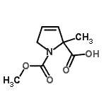 CAS#: 946057-50-7， 1-(Methoxycarbonyl)-2-methyl-2,5-dihydro-1H-pyrrole-2-carboxylic acid