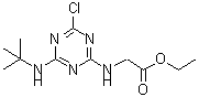 CAS#: 94628-61-2， Ethyl N-{4-chloro-6-[(2-methyl-2-propanyl)amino]-1,3,5-triazin-2-yl}glycinate