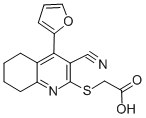 CAS#: 94640-13-8， 2-[[3-Cyano-4-(2-Furanyl)-5,6,7,8-Tetrahydro-2-Quinolinyl]Thio]-Acetic Acid