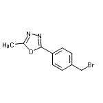 CAS#: 946409-17-2， 2-[4-(Bromomethyl)phenyl]-5-methyl-1,3,4-oxadiazole