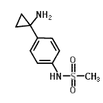 CAS#: 946496-53-3， N-[4-(1-Aminocyclopropyl)phenyl]methanesulfonamide
