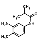 structure of CAS# 946690-30-8, N-(3-Amino-4-methylphenyl)-2-methylpropanamide;MFCD09932408;N-(3-amino-4-methylphenyl)-2-methylpropanamide;N-(3-amino-4-methylphenyl)isobutyramide