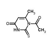 CAS#: 947023-03-2， 1-Acetyl-6-methyl-2-thioxo-2,3-dihydro-4(1H)-pyrimidinone