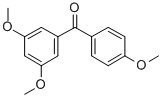 structure of CAS# 94709-12-3, (3,5-Dimethoxyphenyl)(4-Methoxyphenyl)-Methanone;(3,5-DIMETHOXYPHENYL)(4-METHOXYPHENYL)-METHANONE;3,4',5-TRISMETHOXYBENZOPHENONE