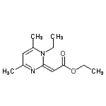 CAS#: 947322-86-3， Ethyl (2E)-(1-ethyl-4,6-dimethyl-2(1H)-pyrimidinylidene)acetate