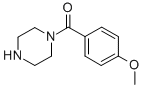 structure of CAS# 94747-49-6, (4-Methoxyphenyl)-1-Piperazinyl-Methanone;(4-Methoxyphenyl)-Piperazin-1-Yl-Methanone;(4-Methoxyphenyl)-(1-Piperazinyl)Methanone;Oprea1_192551