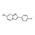 CAS#: 947533-55-3， 7-Bromo-2-(4-fluorophenyl)imidazo[1,2-a]pyridine