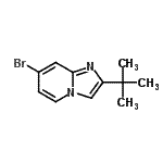 CAS#: 947533-70-2， 7-Bromo-2-(2-methyl-2-propanyl)imidazo[1,2-a]pyridine